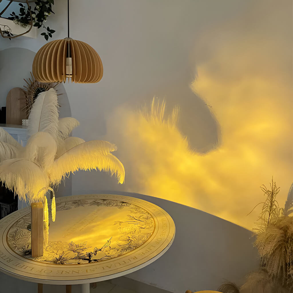 Rotating Ripple Lamp